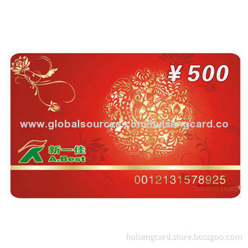 PVC Card, Measures 85.5 x 54 x 0.76mm